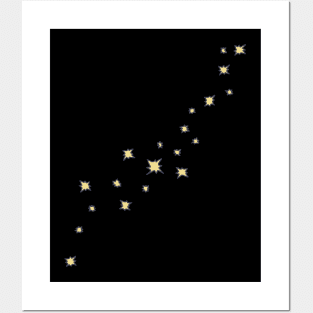 Pixie Dust - Sprinkled Stars - Magical Particles Posters and Art